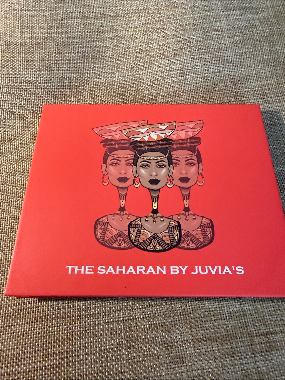 Juvia's Place Bold Red Eyeshadow Palette Packaging